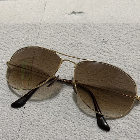 Ray-Ban Gold and Brown Sunglasses for Men RB 3362. COCKPIT